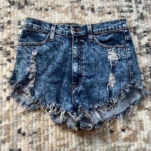Vibrant MIU‎ shorts Distressed